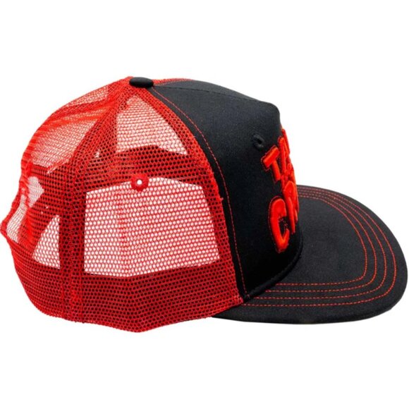 Tales From The Crypt Black Red Mesh Baseball Hat Snapback Cap NWT - Picture 2 of 3